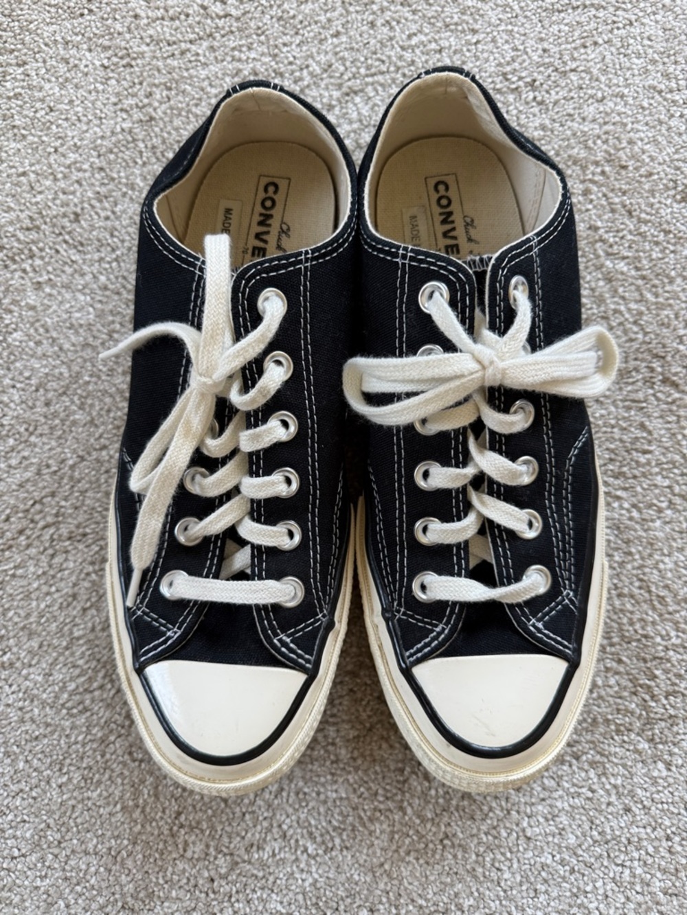 Converse Chuck Taylors in black